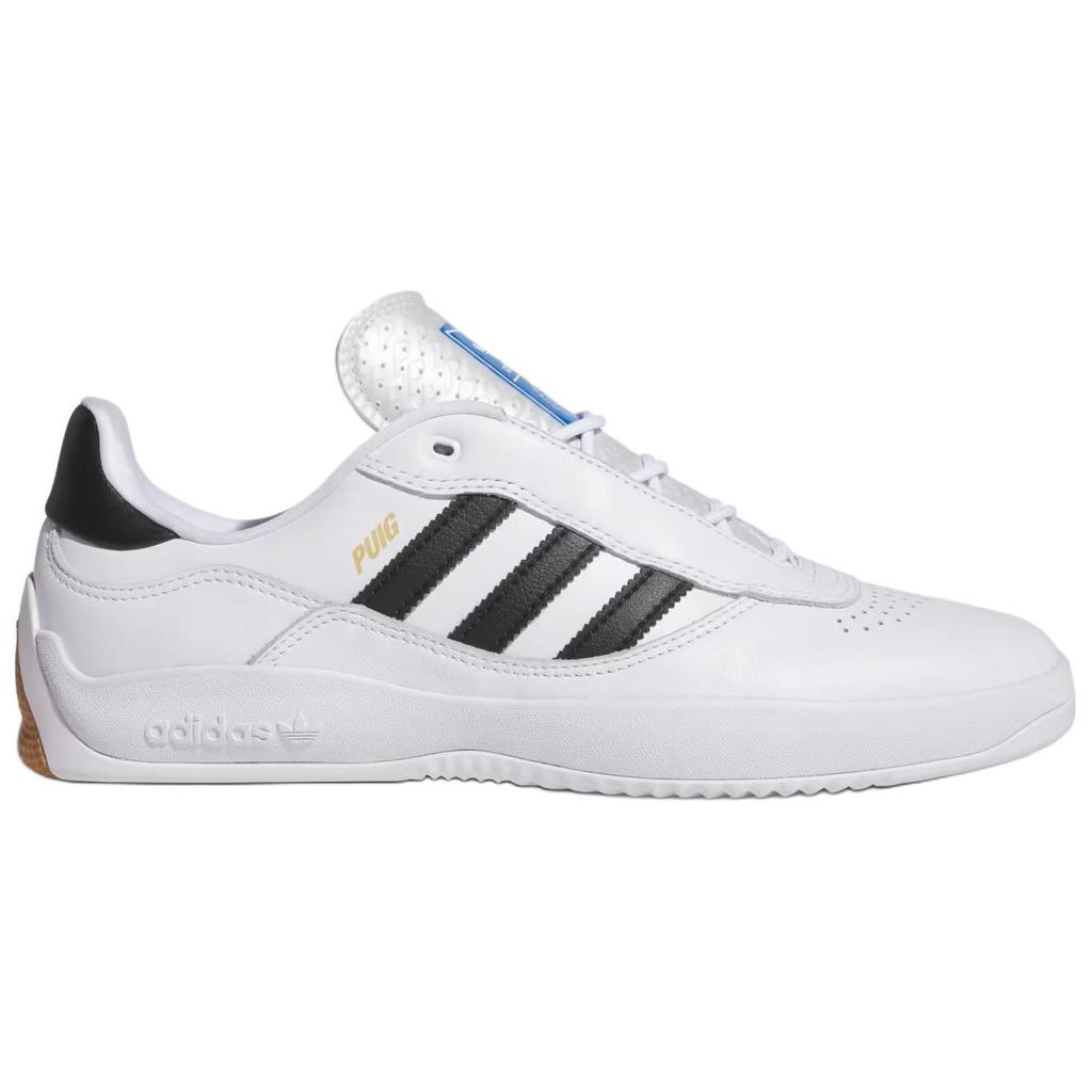 adidas Puig White Black Men Sneakers Cloud-White Core-Black Blue-Bird JH8168