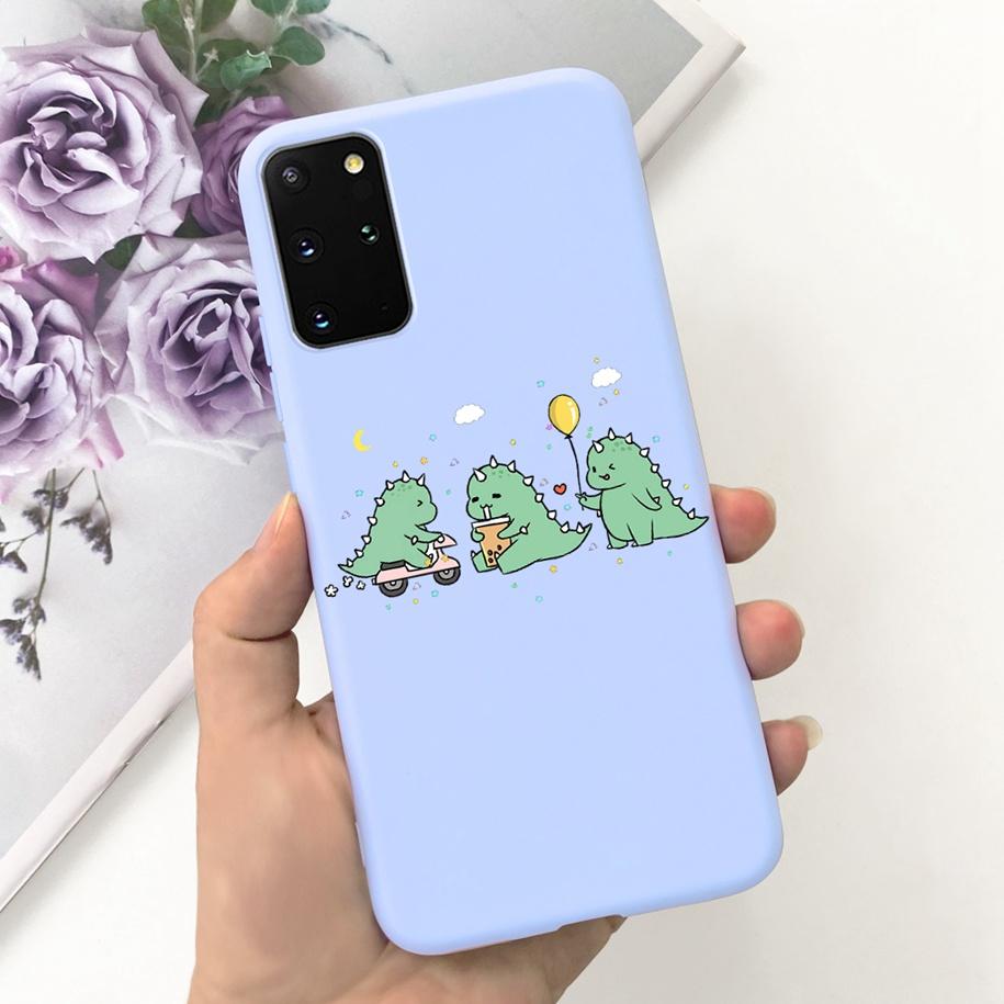 For Samsung Galaxy S20 Plus Case SM-G985F Silicone Cover Cute Astronaut Cartoon Soft Funda For Samsung S20 S20+ 5G SM-G986F Capa