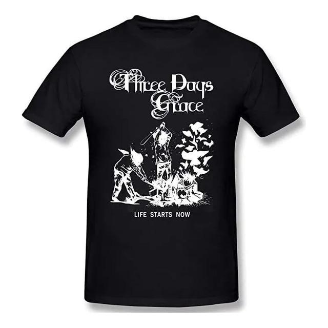 Camiseta Estampada Three Days Grace Life Starts Now M