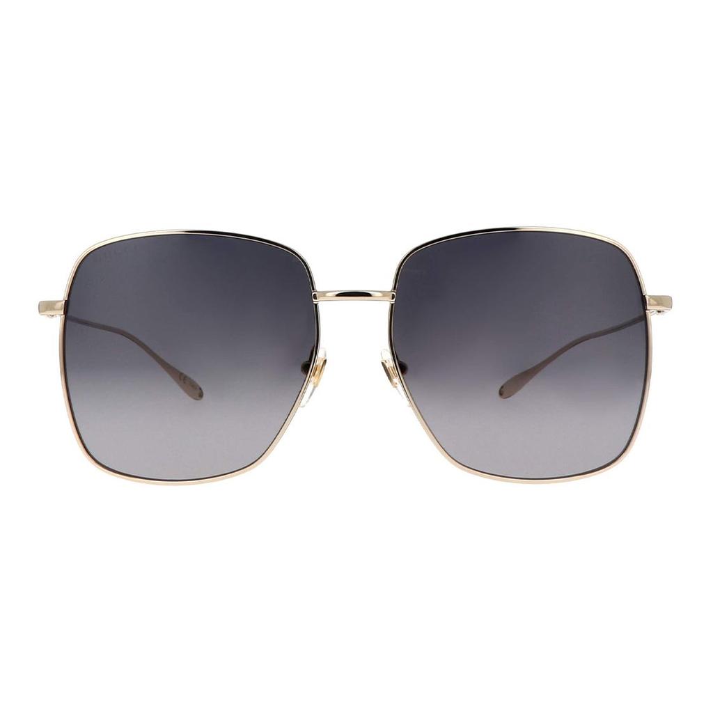 Gucci Fashion Metal Gradient Lens Sunglasses Gold Square Frame Square Sunglasses Women sunglasses GG1031S-001