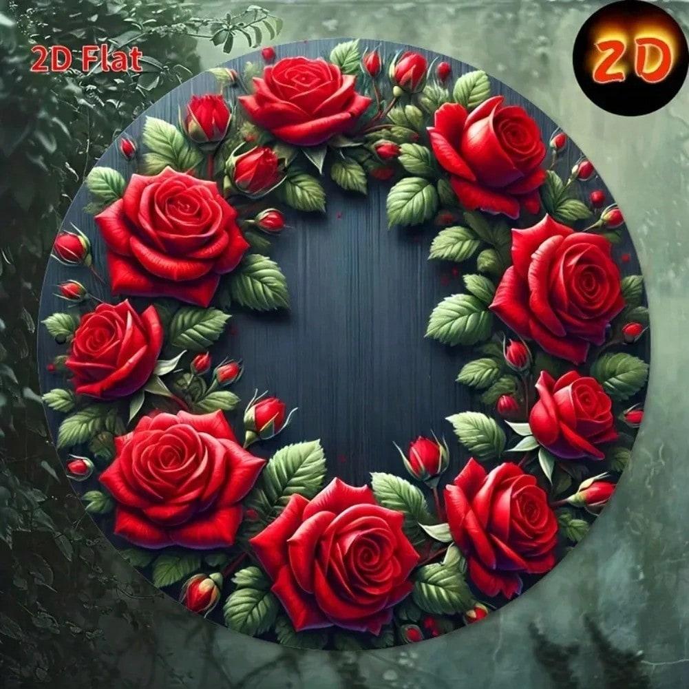 Personalized Tin Sign Moon Love Quote Metal Wall Art Sweet Home Decor for Cafe 20x20 разноцветный
