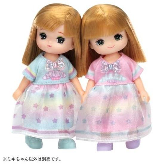 Takara Tomy Licca-chan Doll LD-21 Happy Twins Miki-chan Dress-Up Play Toy Ages 3 Up