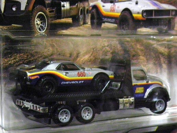 Hot Wheels OFF ROAD CAMARO Team Transport Premium Model '67 TOUT-TERRAIN TERRA-TORQUE