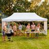 Pavillon pliant de réception jardin - SPRINGOS - GP0006 - 3x6 m - Structure acier - Toile Oxford 420D hydrofuge