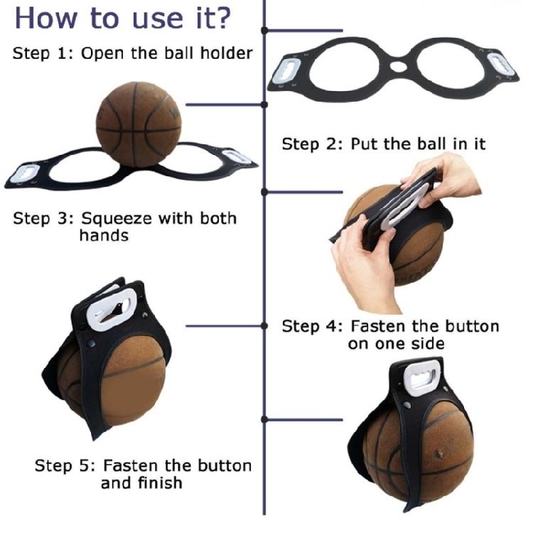 Regulable Balls Storage Solution with Antislip Basketball Volleyballs Accessory for Garage Storage