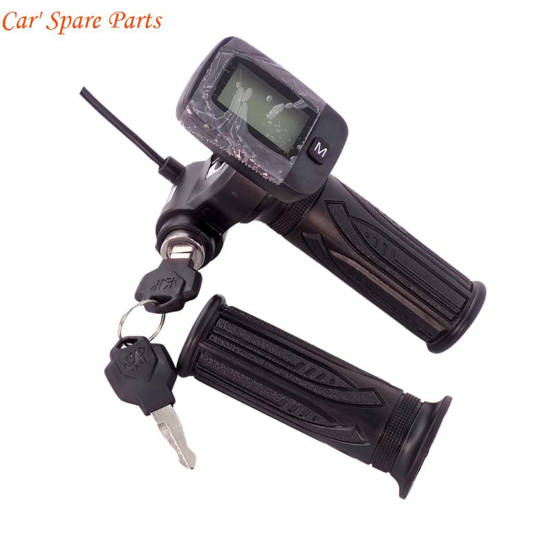 Y4UA Motorbike Pace Regulation Grip Live LCD Display Slope Power Increase ABS