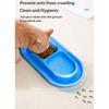 Ants Resistant Double Compartment Cats Feeders Bowl for Pet Food and Water Suitable for Indoor and Outdoor Use