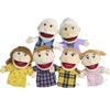 Educational Playhouse Stuffed Toys Puppet Plush Toy Hand Puppet Plush Doll Family Puppet Hand Doll
