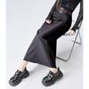 2026 Spring Women's Drapey Slimming High Waist A-Line Skirt with Belt