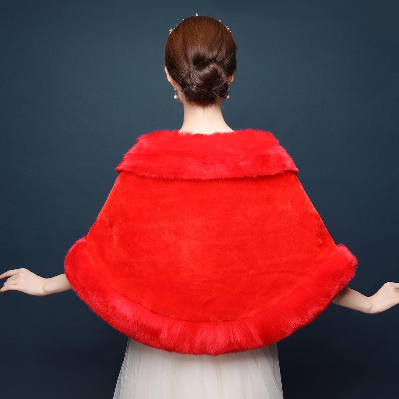Braut Schal Pelz Stola Kunstpelz Wrap Abendkleid Bolero Cape Hochzeit Schal