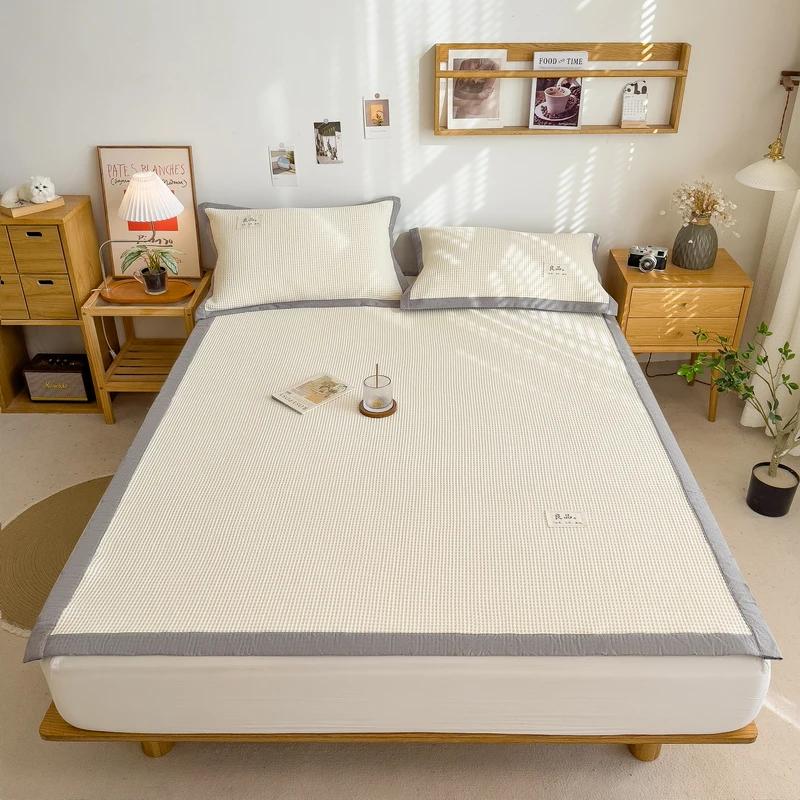 Chladivá matrace Hladká klimatizace Domácí přikrývka 2ks/3ks Lehký polštář Chladivý pocit Vlákno Šetrné k pokožce Prodyšné