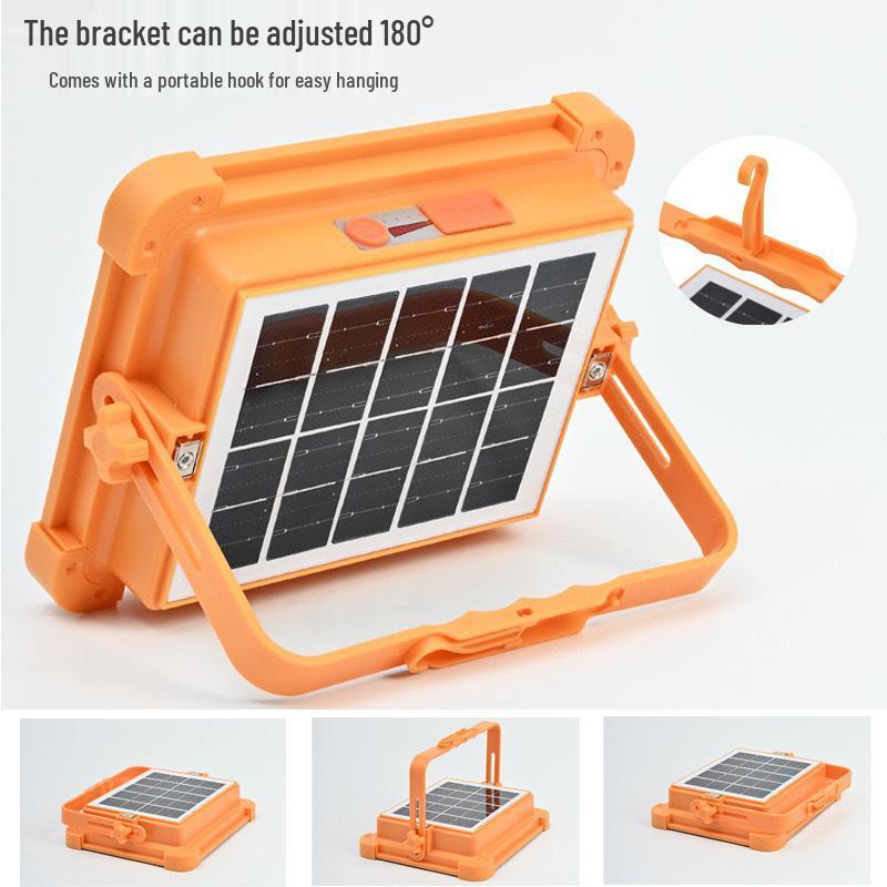 Rechargeable LED Solar Outdoor Lights for Street Stalls, Night Markets, Emergencies & Camping