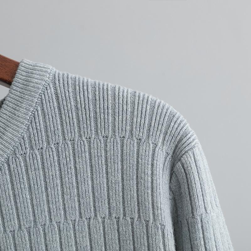 Podzim Zima Novinka O Neck Dlouhý rukáv Jednobarevný Volný Svetr Elegantní pletené šaty