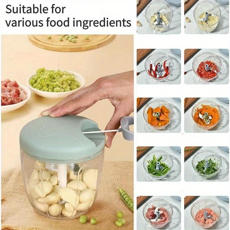 Multi Functional Manual Garlic Puller, Compatible with Scallions, Ginger,Minced Meat,and Vegetables,Quickly Handling Ingredients