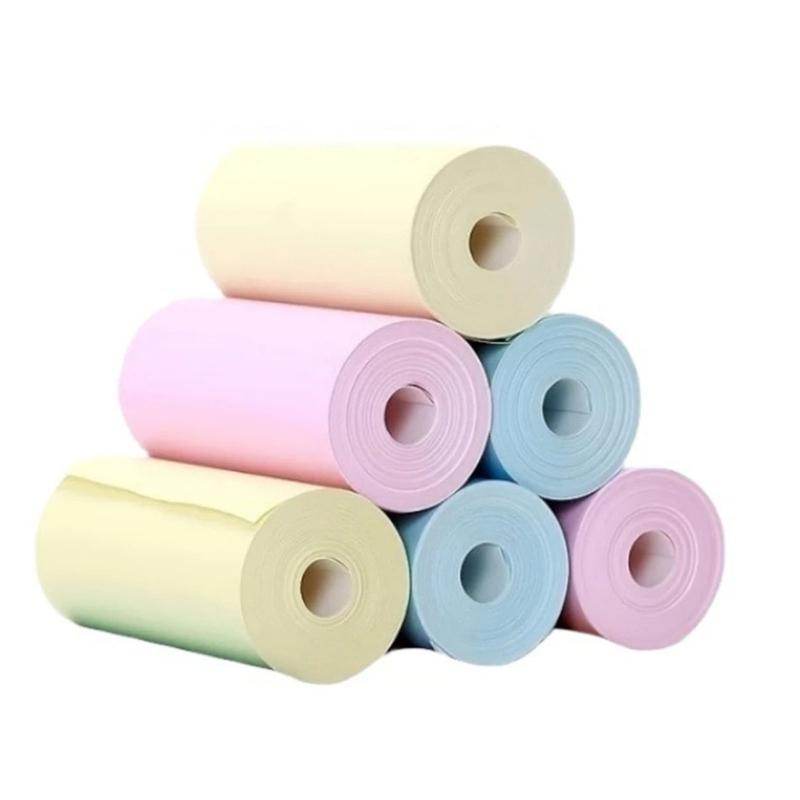 20Pack Mini Printer Thermals Paper Roll 57x25mm SelfAdhesive Sticker Labels BPAFree for Kids Crafts DIY Printing