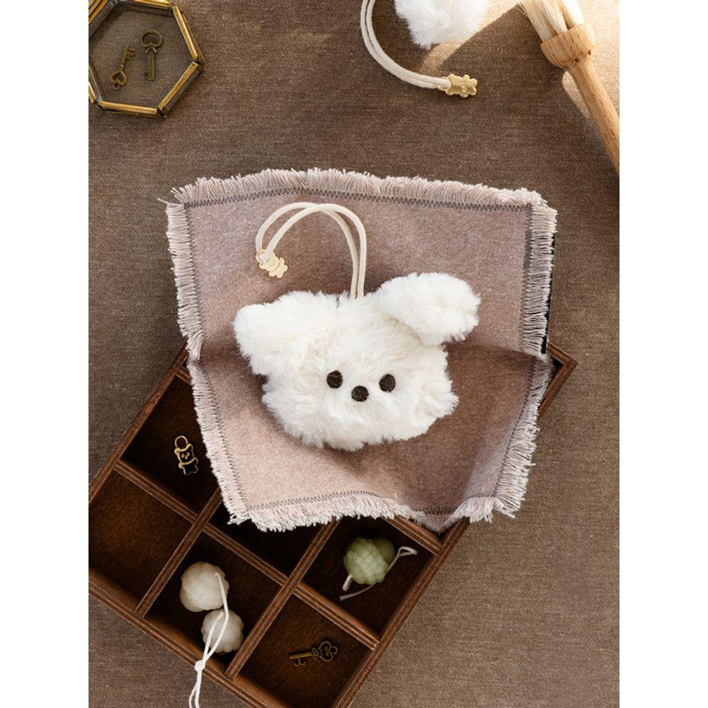 

Koi Puppy Keychain White Coi