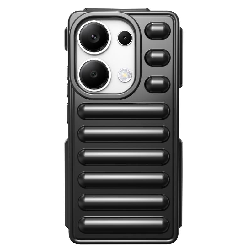 

Серія Capsule для Xiaomi Redmi Note 13 Pro 4G/Poco M6 Pro 4G Чохол TPU Міцний Ребристий Чохол для Телефону Black