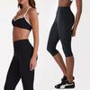 European and American yoga suit running fitness sports neck underwear Pilates seven-point pants training suit yoga suit