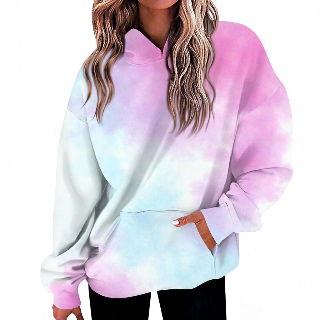 Women's Fashion Daily  Casual V-Neck Long Sleeve Printed Top