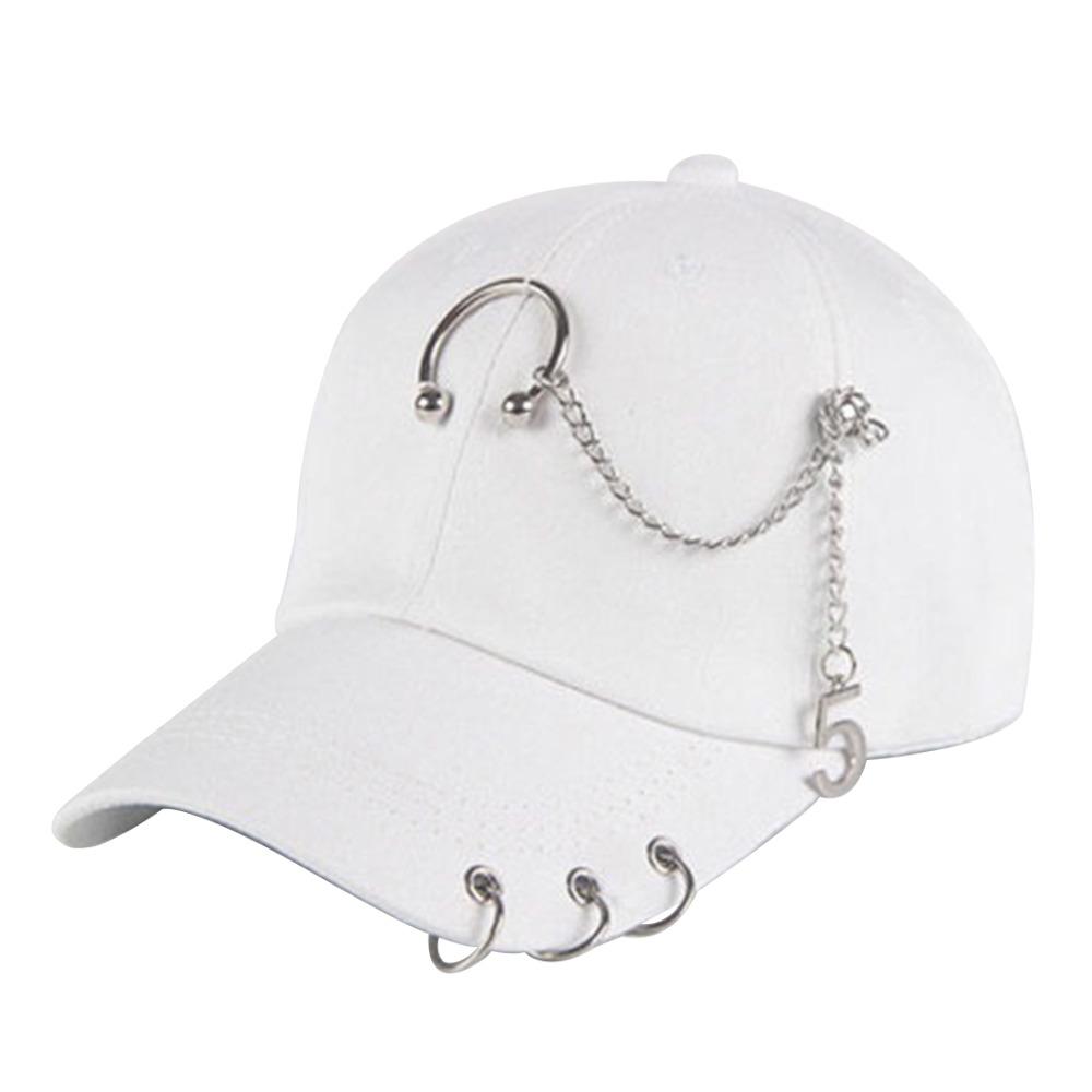 

Hip Hop Sunscreen Hats Casual Dad Tucker Hat Fashion Snapback Caps for Men Women 1-White