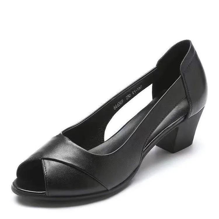 

Летняя повседневная модная женская обувь на толстом каблуке с острым носком, Новое поступление, пикантные элегантные удобные туфли на высоком каблуке без каблука:888 40