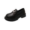 The First Layer of Cowhide Platform Loafers Women's Shoes 2025 New Flat Mary Jane Single Shoes British Style Leather Small Leather Shoes