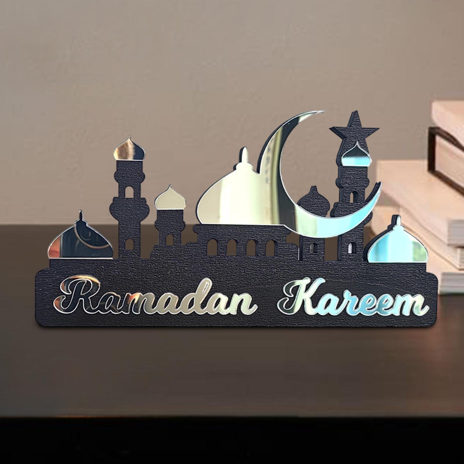 

Декоративные элементы для столов, дерево и акрил, подходящие для торжественных случаев Silver Small