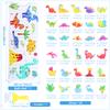 Kids Cartoon Bathtub Mat 40x16 inch Non Slip Baby Toddler Bath Mat for Bathroom Tubs Shower Mats with Suction Cups & 30 Stickers