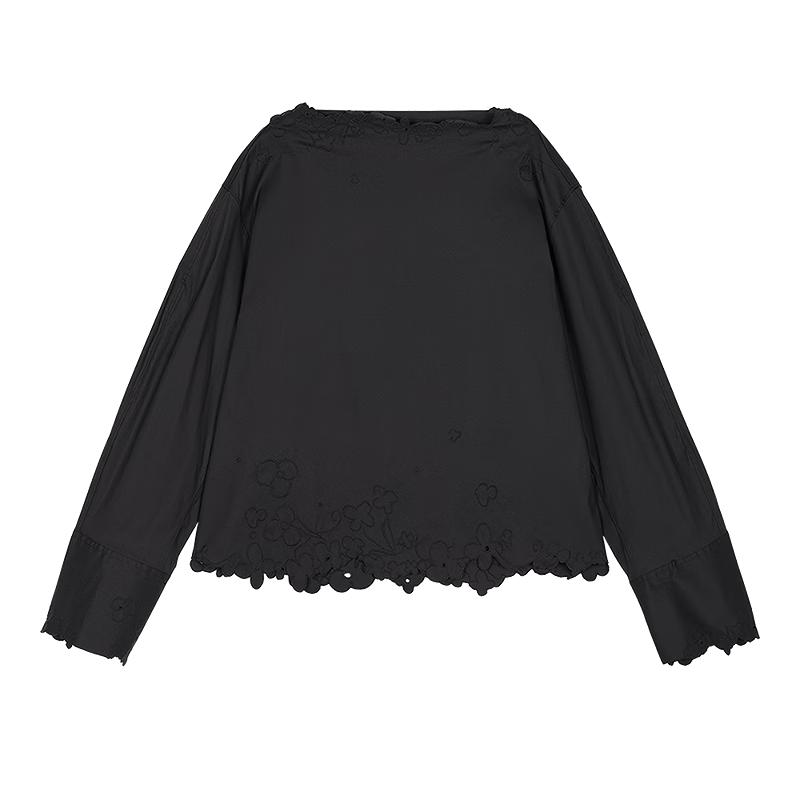 JNBY Off-Shoulder Loose Fit Shirt