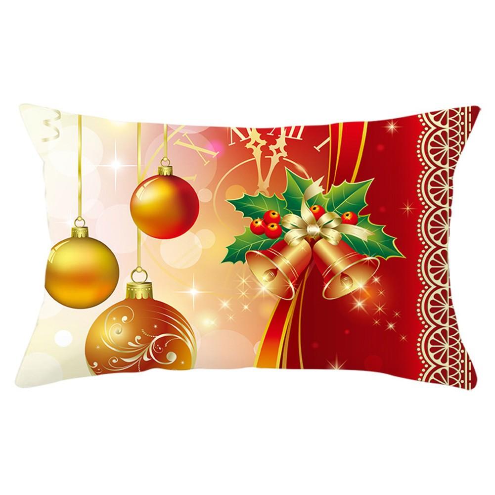 Праздничная рождественская наволочка, чехол для подушки, высококачественная ткань персикового цвета