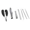 7pcs Toenail Clippers Ergonomic Handle Stainless Steel Nail Clippers Pedicure Tools with Storage Case