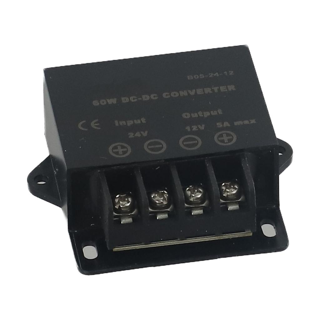 Voltage Regulator DC 24V to DC 12V 5A 60W Step Down Power Converter LED power