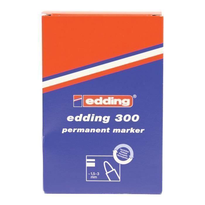 Edding OFC-ED300RD, Rouge, Noir, Rouge, 1,5 mm, 3 mm
