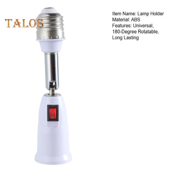E27 Light Bulb Socket Extender Adapter Universal Easy To Install 180-Degree Bendable Light Fixture Adjustable Lamp Holder