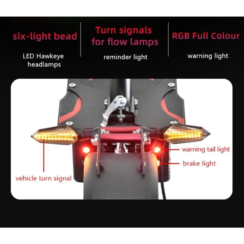BOYUEDA Q7Pro Max E-Scooter 3200W Doppelmotor 52V28AH Batterie NFC-aktivierte App-Steuerung Escooter Leise Reifen Elektroroller