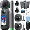 AKASO 360 Winter Set with 128GB SD Card - 360 Degree Camera Action Camera - 5.7K 360° Video, 72MP 360° Photos, New 1/2-inch 48MP Sensor, 360° Horizont