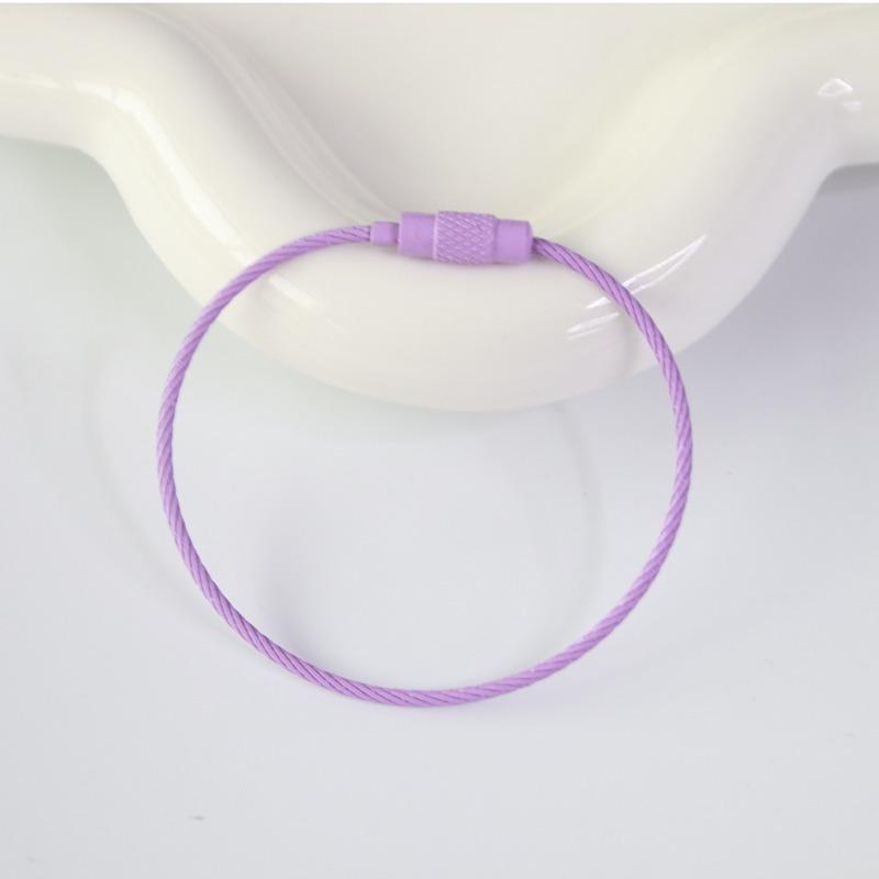 1 stk Fargerik Bagasjelappklemme i Rustfritt Stål Slitesterk og Enkel å Installere Perfekt for Reise og Daglig Bruk