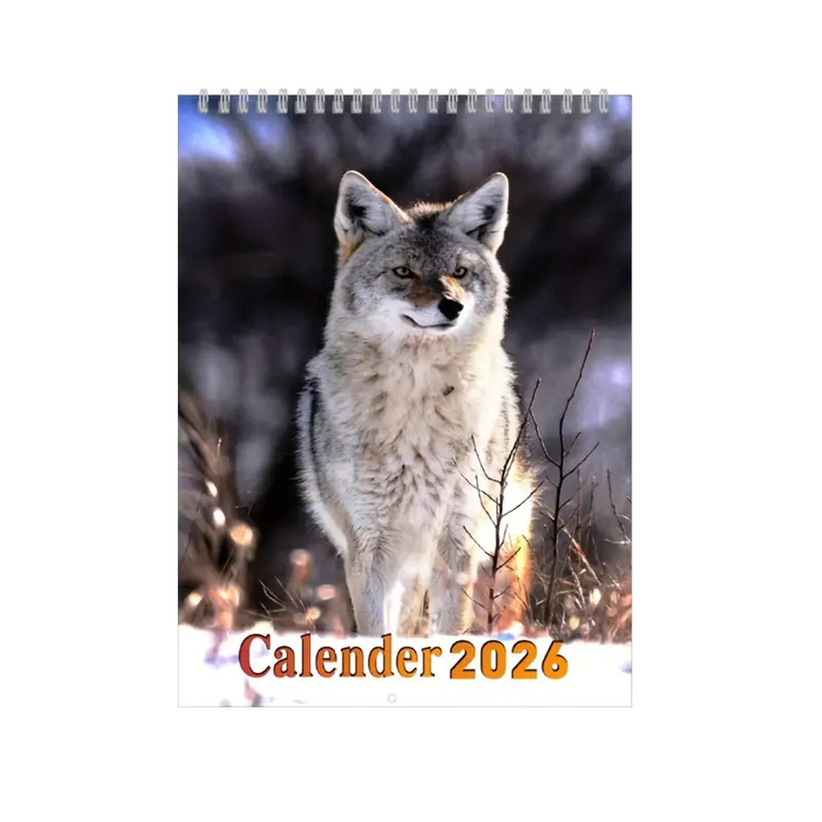 

Персонализированный фотокалендарь для кошек и собак, планирование на 2026 год, календарь из плотной бумаги, подарки для взрослых и детей One Size