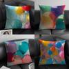Balloon Fashion Cushion Cover Natural Linen Organic Fabric DoubleSided Printing Sofa Home Decor Gift Pillow Case