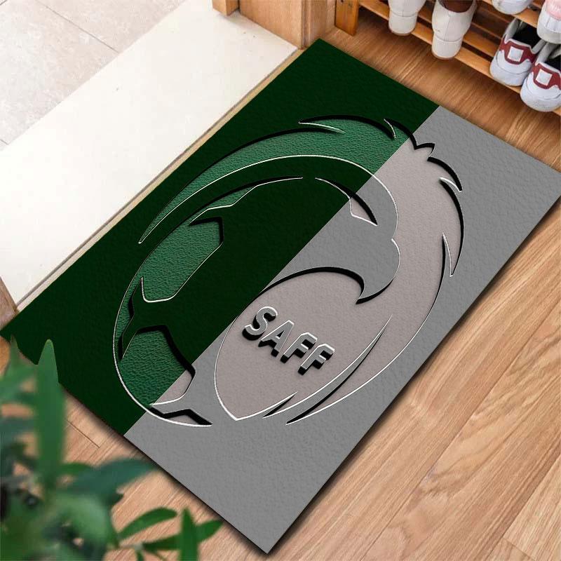 Saudi Arabia National Football Team Carpet Rug for Living Room Bedroom Home Sofa Decoration,Kids Play Non-slip Floor Mat