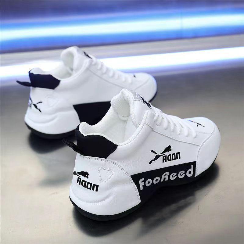 Scarpe sportive da uomo e da donna leggere moda scarpe casual versatili scarpe bianche stile pelle antivento scarpe da uomo
