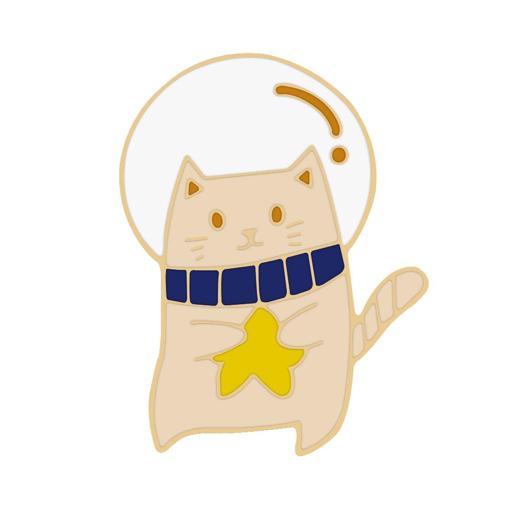 Cartoon Cute Animal Brooch Funny Rabbit Cats Star Pirates Enamel Pins Fashion Jewelry Backpack Denim Badge Gift for Kids Friends