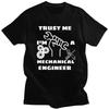 Custom Mechanical Engineer T Shirts Men 100 Cotton Tee Tops Tshirt ShortSleeve Casual Tshirt Clothing