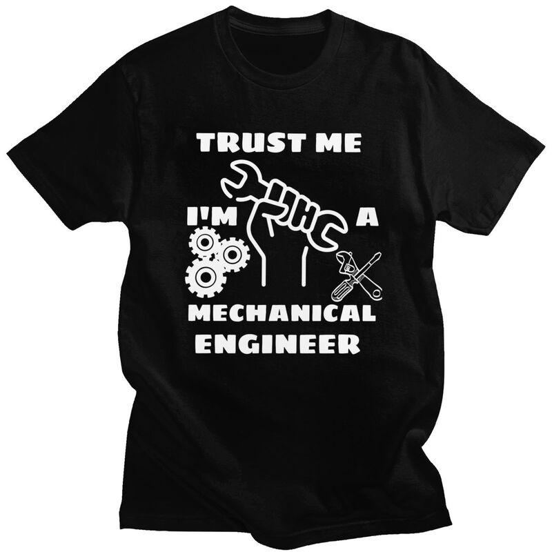 

Custom Mechanical Engineer T Shirts Men 100% Cotton Tee Tops Tshirt Short-Sleeve Casual T-shirt Clothing - Men s Summer Cotto... S разноцветный