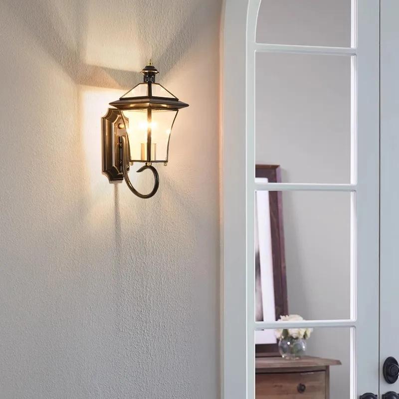 Porch Sconce Balcony Garden Outside Wall Lamp Vestibule Outdoor Wall Light Waterproof IP65 Radar Motion Sensor Outdoor Lighting