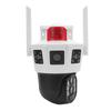 Wireless Outdoor Solar Camera Dual Lens PIR Motion Detection WiFi Outside Solar Security Camera