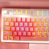 104 Keycaps Translucent Double-Shot PBT Keycaps Backlit ForCherry Mechanical Keyboard Hes 61 87 104 Compatible