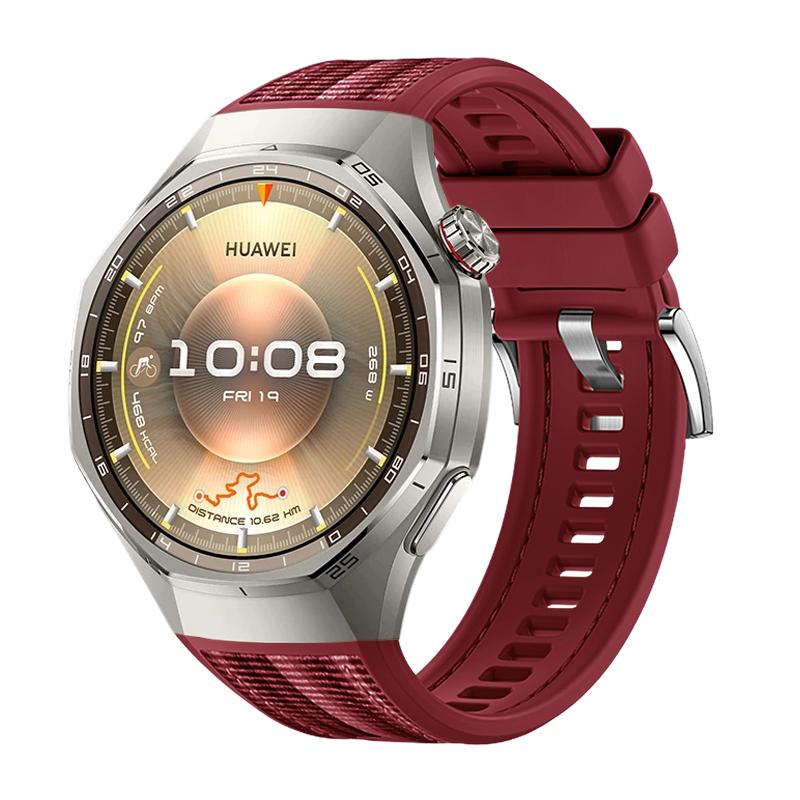 Banda de Ondulación de Nylon Sin Espacios Solo Apta para Huawei Watch GT6Pro Banda de Silicona y Nylon Adecuada para HUAWEI WATCH GT6 Pro