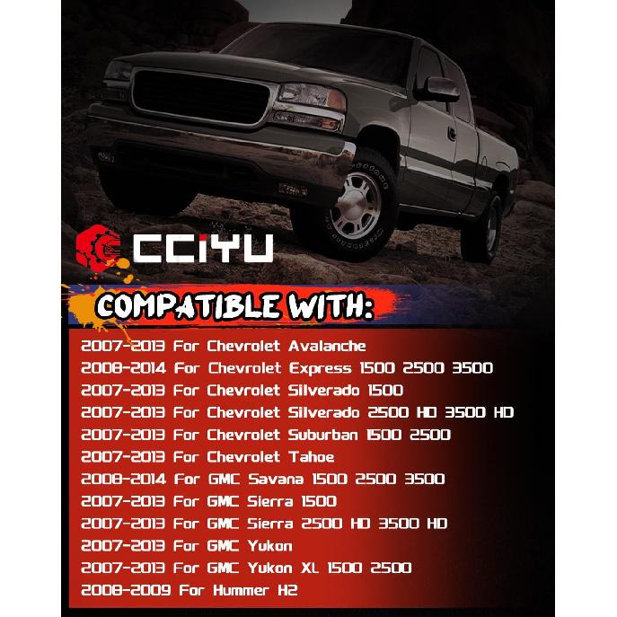 cciyu Car Driver Information Center Switch Fits for Chevrolet Tahoe 2007-2013, 2007-2014 Silverado Suburban Avalanche Express Savana Sierra Yukon XL