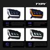 LED Three-Eye Projector Headlights with DRL & Sequential Signals for 01-02 Toyota RAV4